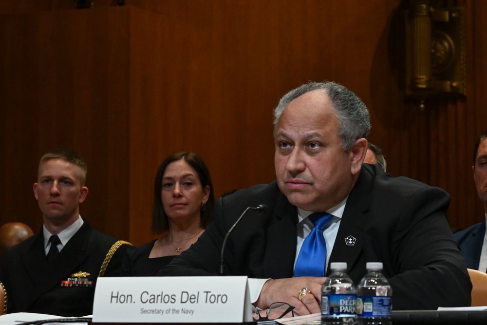 SECNAV Delivers Testimony at the Senate Appropriations Committee's Subcommittee on Defense Hearing