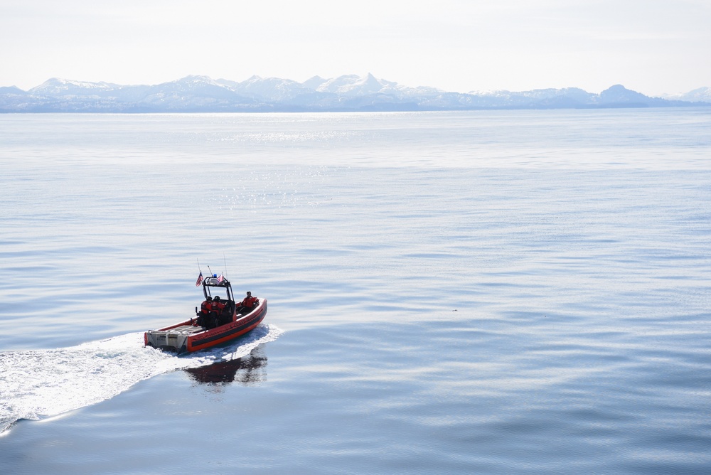 USCGC Alex Haley (WMEC 39) Alaska Patrol Spring 2024