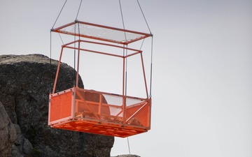 SDNG aviators and engineers work with Mt. Rushmore National Park Service to remove fallen debris