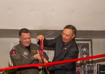 USS Ronald Reagan (CVN 76) holds ribbon cutting for ship-based USO center