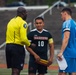 U.S. Marines Compete Against the Royal Marines During the 2024 Virginia Gauntlet Soccer Match