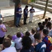 Team Souda personnel visit local schools for Purple Up! Day