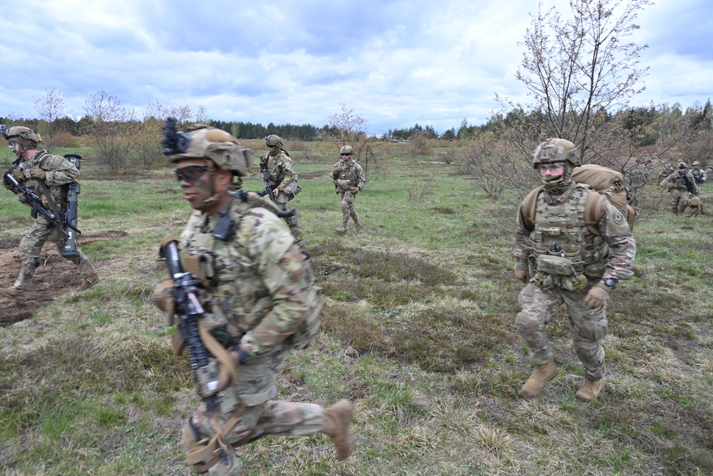 Saber Strike 24: Eagle Troop Combined Arms Training Exercise