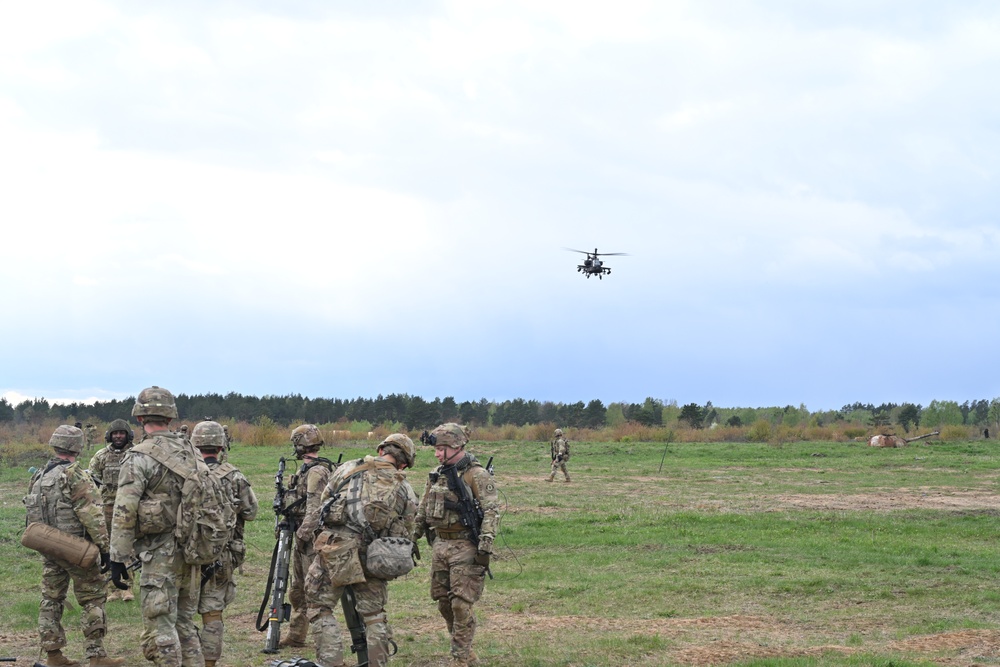 Saber Strike 24: Eagle Troop Combined Arms Training Exercise