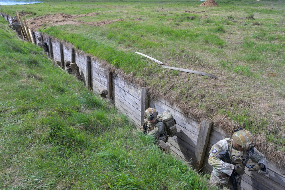 Saber Strike 24: Fox Troop Combined Arms Training Exercise