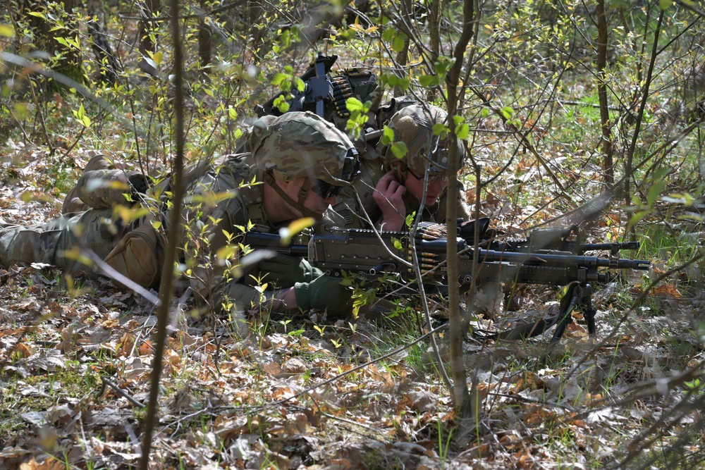 Saber Strike 24: Fox Troop Combined Arms Training Exercise