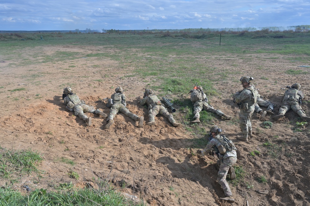 Saber Strike 24: Fox Troop Combined Arms Training Exercise