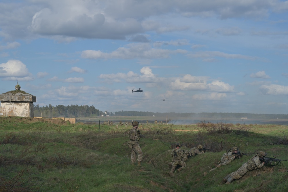 Saber Strike 24: Fox Troop Combined Arms Training Exercise