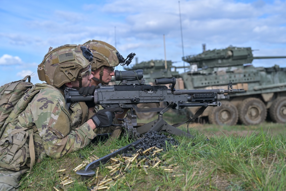 Saber Strike 24: Fox Troop Combined Arms Training Exercise