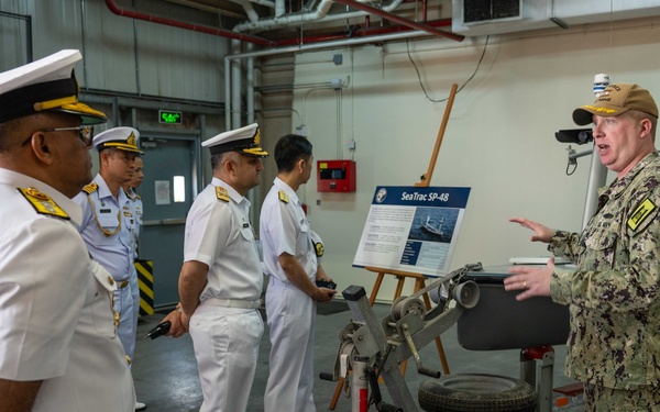 Participants of the 2024 Maritime Security Conference Visit NAVCENT Task Forces