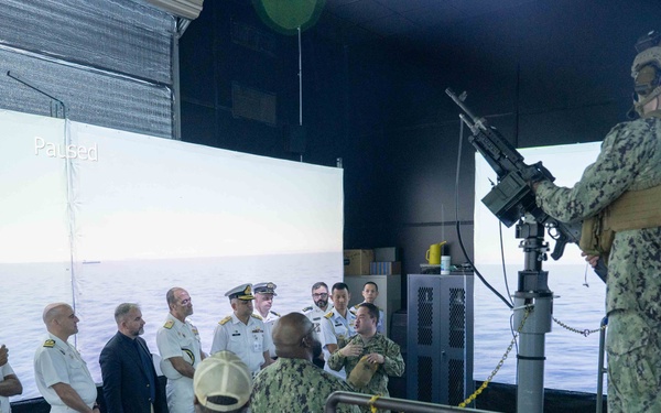 Participants of the 2024 Maritime Security Conference Visit NAVCENT Task Forces
