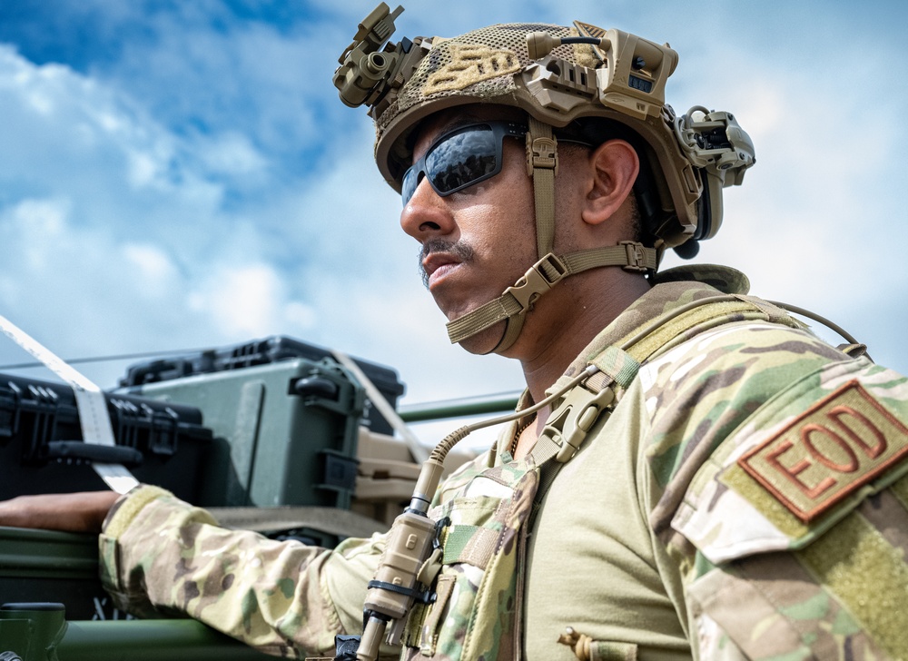 JBER EOD Airmen conduct UXO mitigation training during Exercise Agile Reaper 24-1