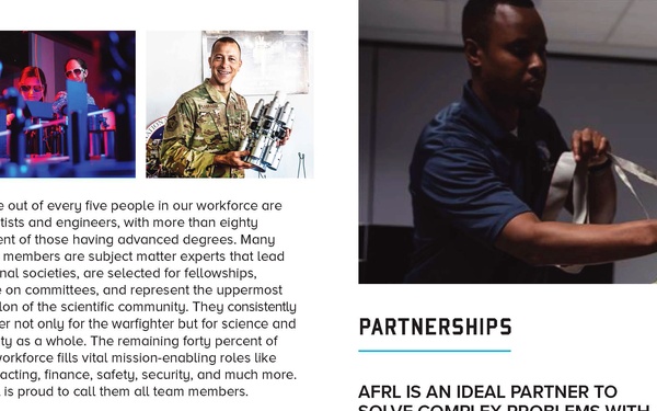 AFRL Brochure Design Page 2 of 2