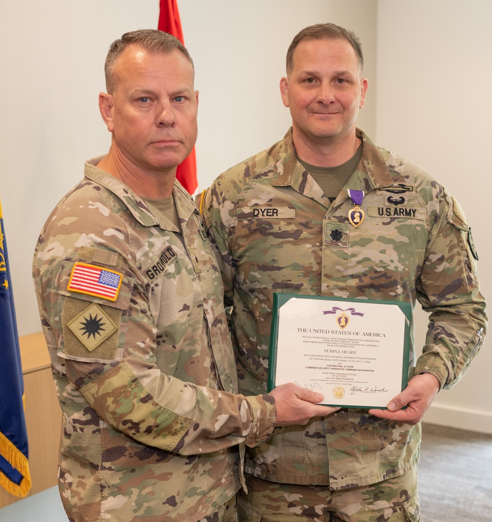 TBI policy update clears way for Oregon Lt. Col.'s Purple Heart