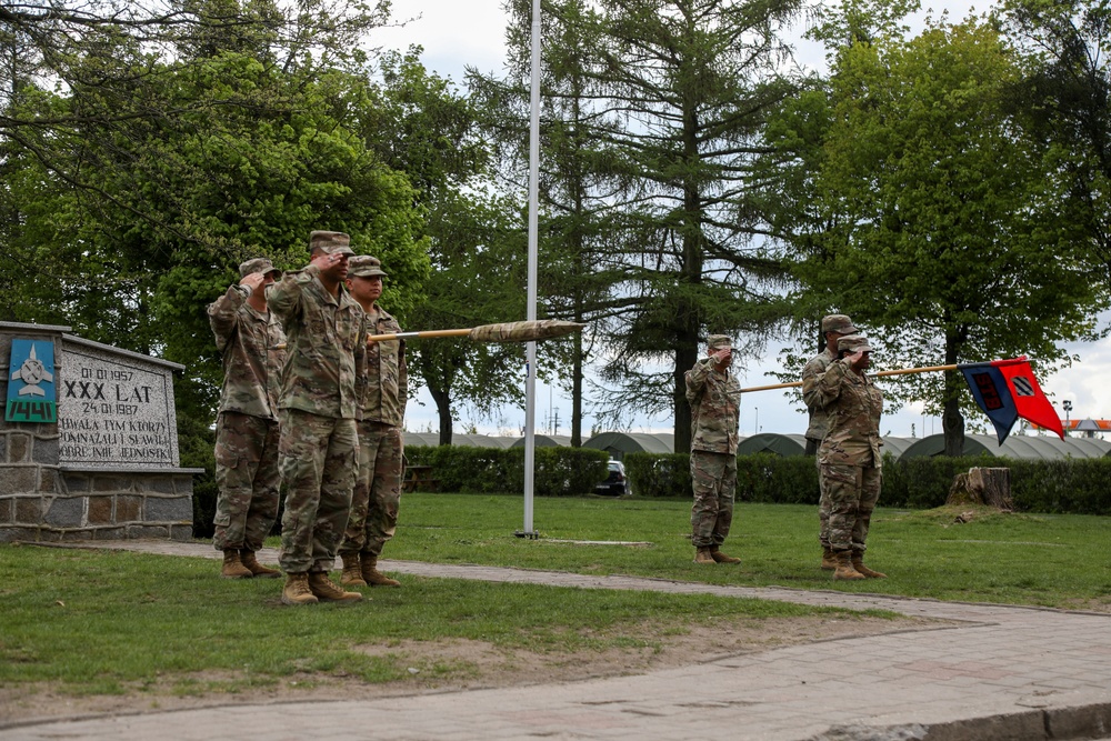 Sustainment Brigades' Headquarters and Signal Companies transfer authority in Poland