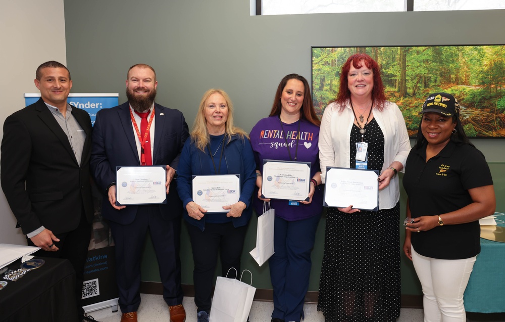 Four VA Employees Recognized with Patriot Awards