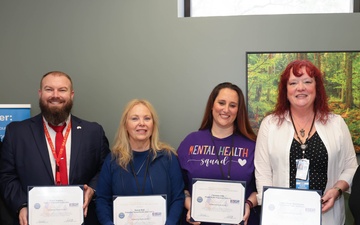 Four VA Employees Recognized with Patriot Awards
