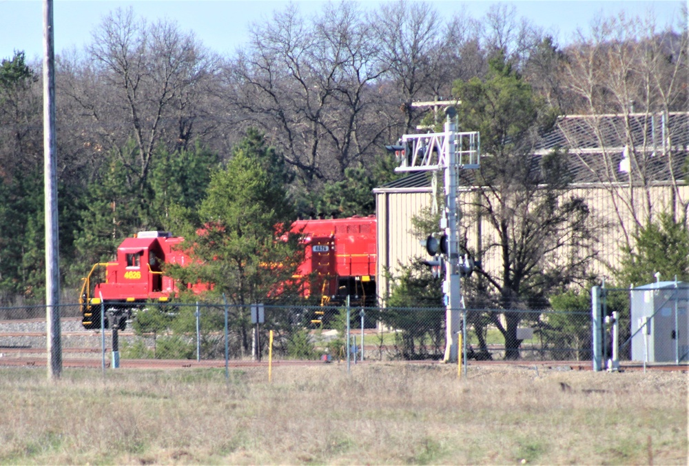 Locomotives at Fort McCoy