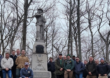 Marching Through Time: Michigan Army National Guard Officer Candidates Reflect on Leadership Lessons at Gettysburg