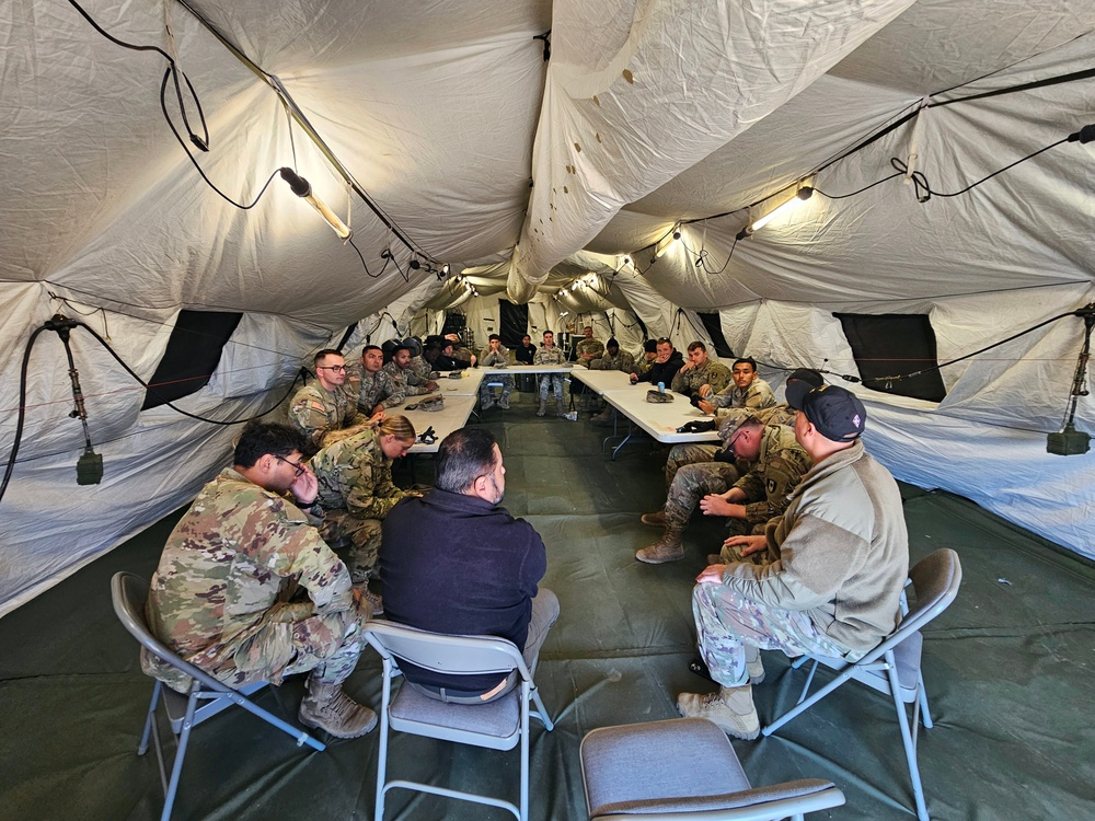 The U.S. Army Medical Test and Evaluation Activity conducts a customer test of the advanced medium power source microgrid system