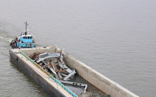 Wreckage removal operations continue at Key Bridge Response
