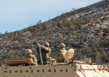 Montana and Idaho Soldiers combine efforts during mortar live fire
