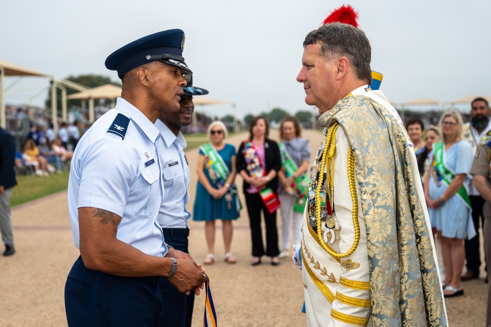 JBSA Commander Brig Gen Driggers speaks at BMT Graduation
