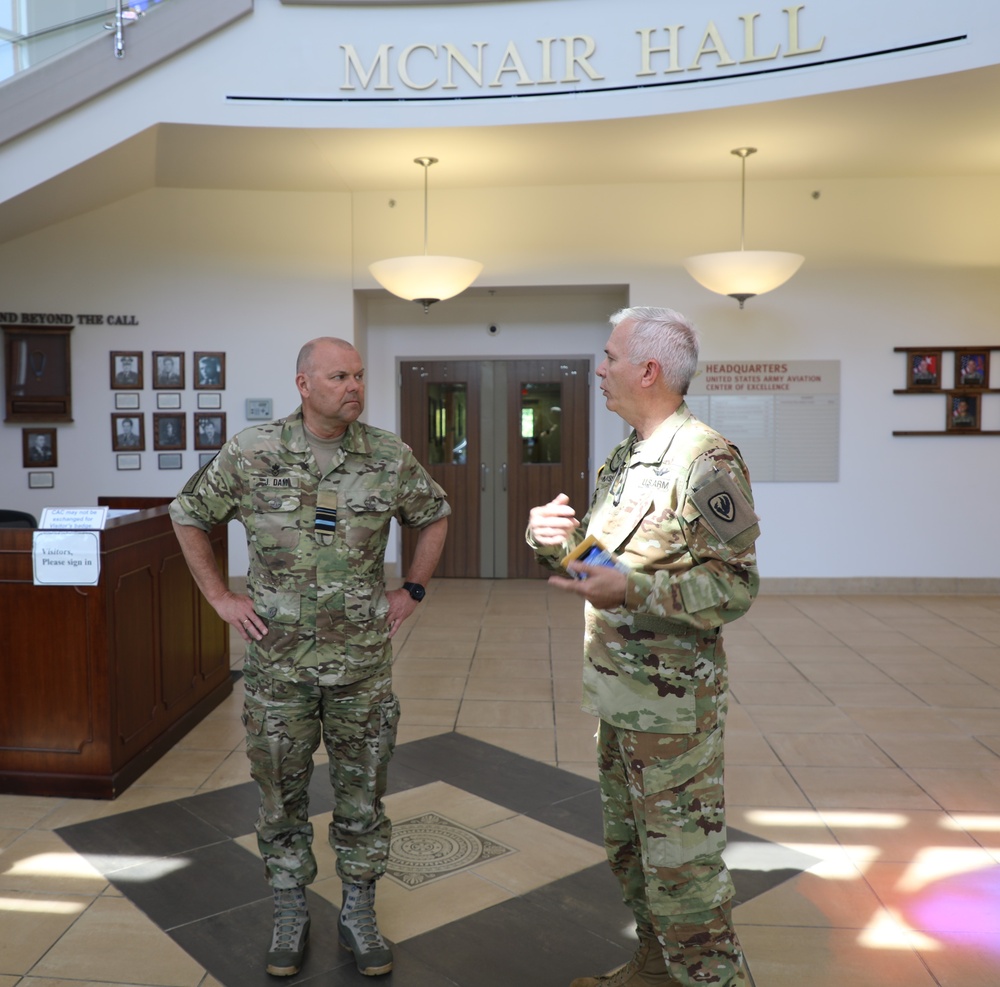 Denmark Air Force visit to USAACE
