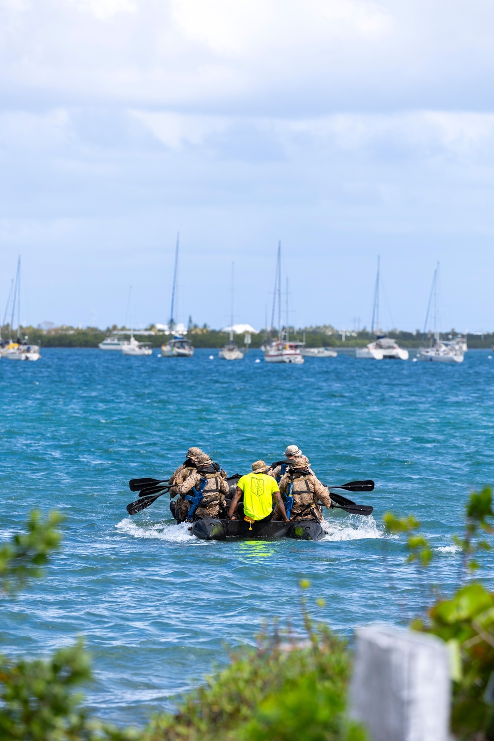 ITC Students conduct small boat maneuvering training