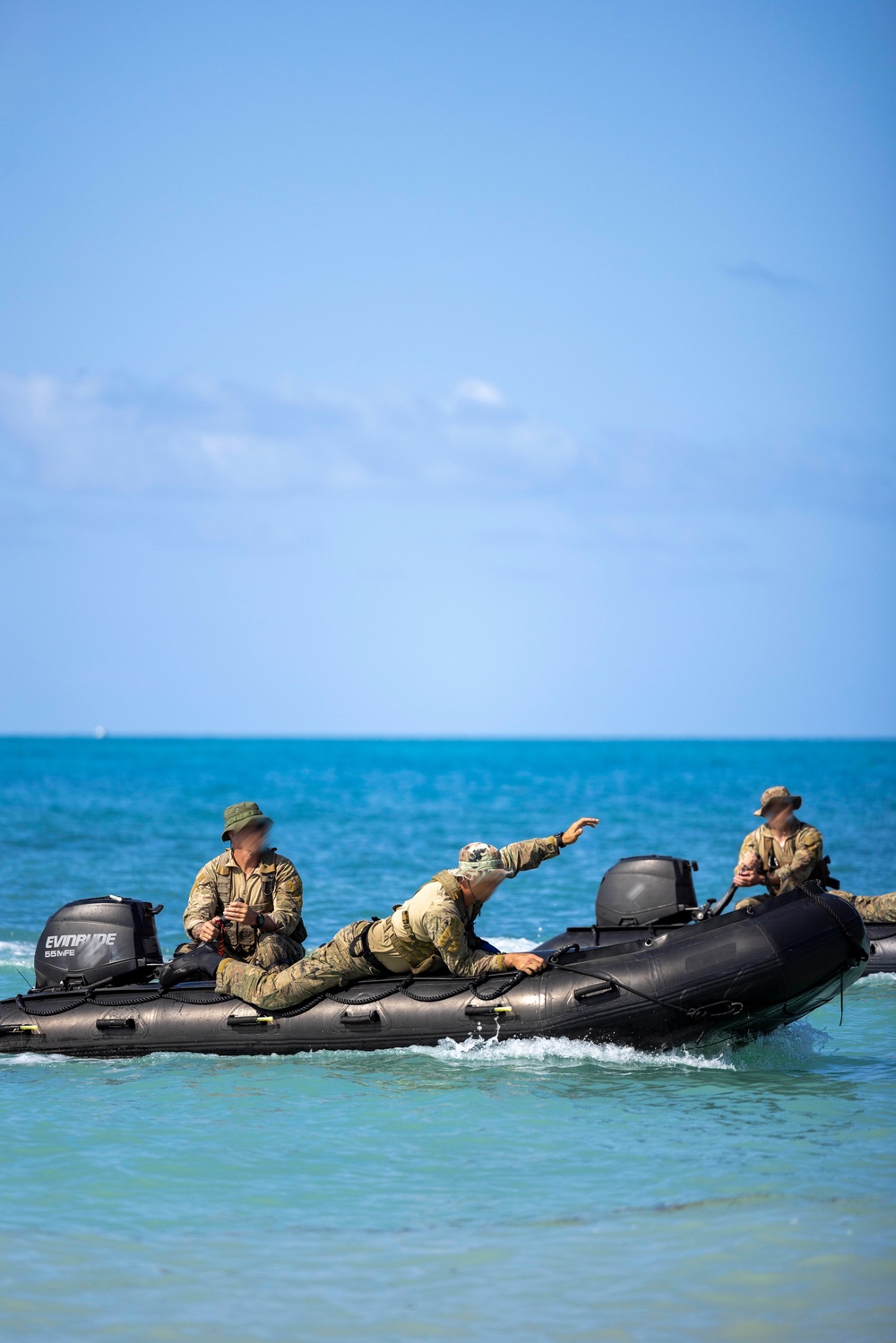 ITC Students train for clandestine landing and withdrawal