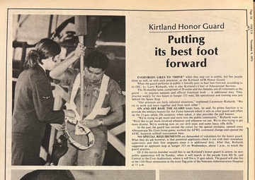 Guardians of Tradition: Inside the 377th Air Base Wing Kirtland Air Force Base Honor Guard