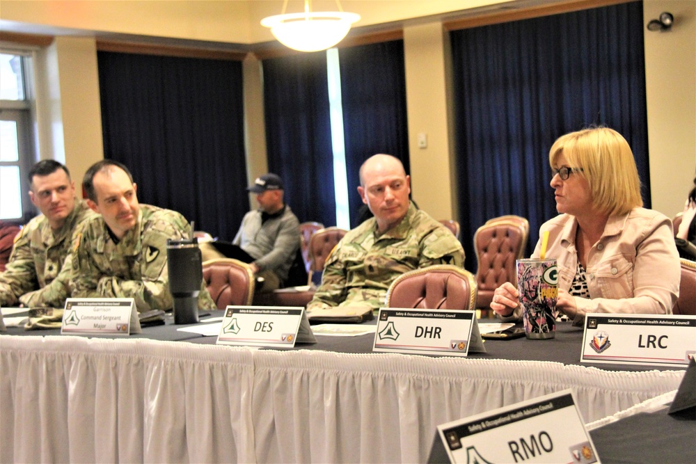 Fort McCoy’s safety council reviews strong safety performance in 2024 during April SOHAC gathering