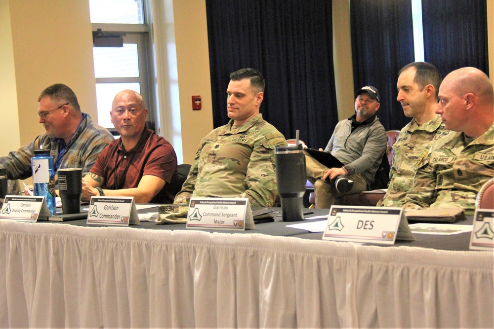 Fort McCoy’s safety council reviews strong safety performance in 2024 during April SOHAC gathering