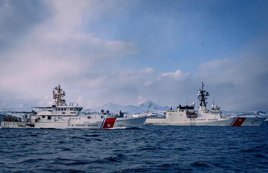 DVIDS - Images - Coast Guard Cutters rendezvous in Beaver Inlet near ...