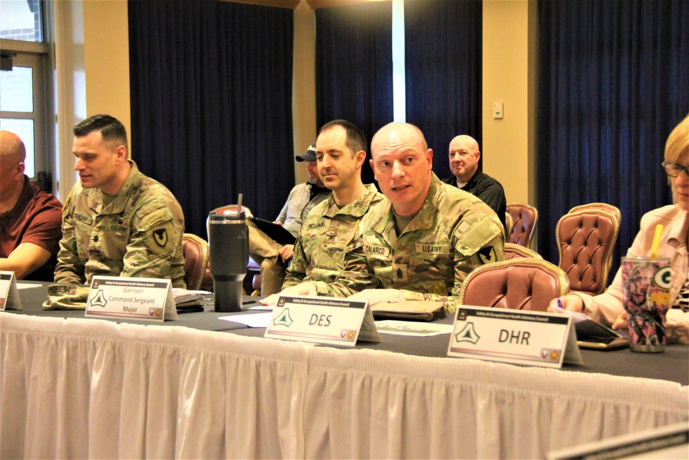 Fort McCoy’s safety council reviews strong safety performance in 2024 during April SOHAC gathering