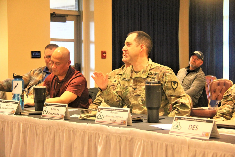 Fort McCoy’s safety council reviews strong safety performance in 2024 during April SOHAC gathering