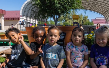 Child Development Center participate in Earth Day events