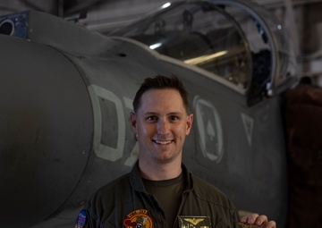 Legacy of service: U.S. Marine Corps Capt. Raymond Hower honors great-uncle Louis A. Conter, last known survivor of the USS Arizona