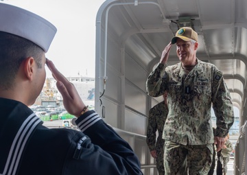 Pacific Fleet Visits USS Blue Ridge