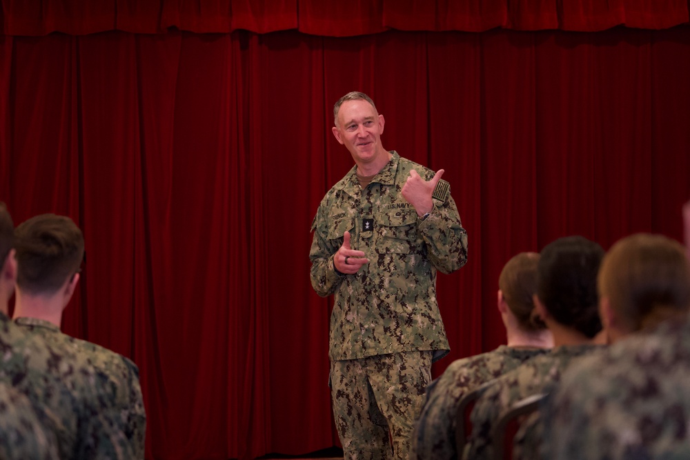 Deputy JAG Rear Adm. Christopher French Hosts All Hands Call