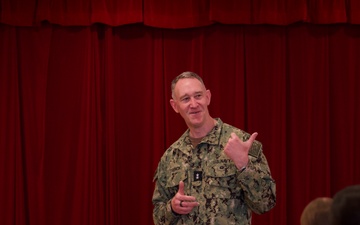 Deputy JAG Rear Adm. Christopher French Hosts All Hands Call