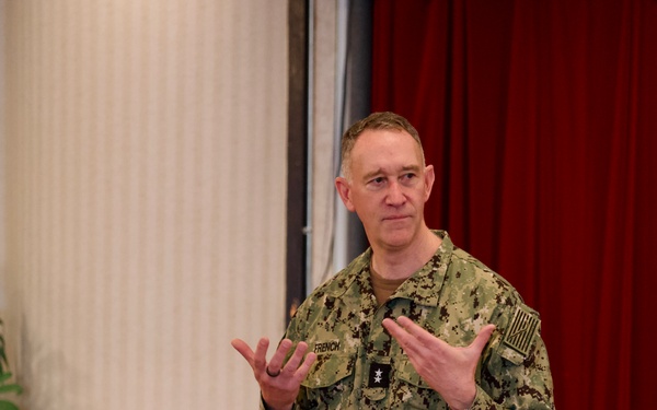 Deputy JAG Rear Adm. Christopher French Hosts All Hands Call