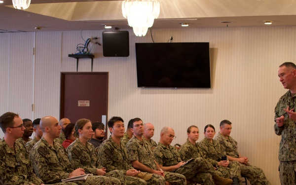 Deputy JAG Rear Adm. Christopher French Hosts All Hands Call