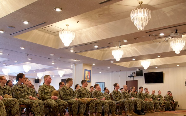 Deputy JAG Rear Adm. Christopher French Hosts All Hands Call
