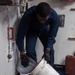 USS Ronald Reagan (CVN 76) Sailors preform maintenance on ship systems