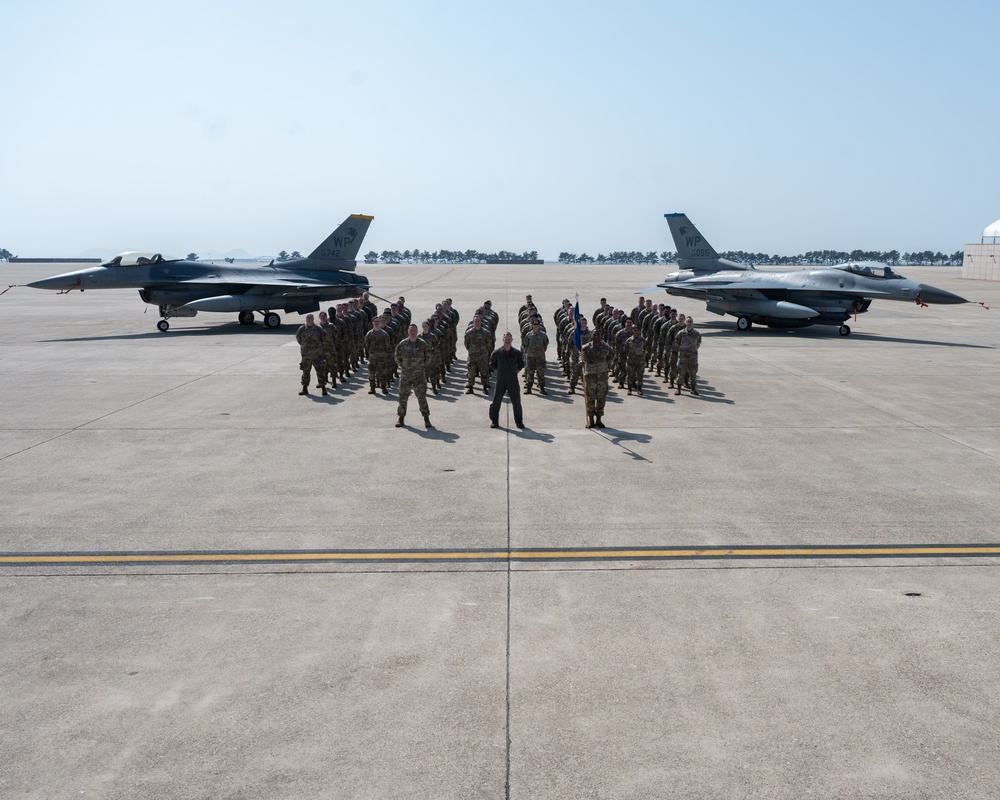 8th Fighter Wing Class of 2024 group photos