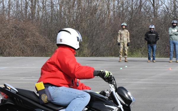 Fort Drum Soldiers master basics of motorcycle riding