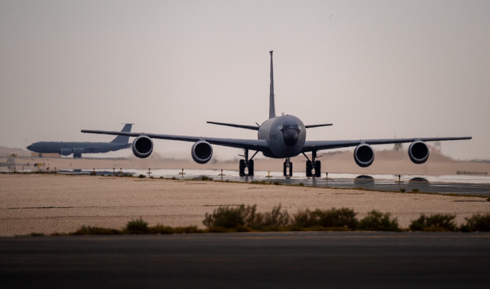 KC-135s operations within CENTCOM AOR
