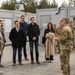 Members of the Atlantic Council Delegation tour Camp Herkus, Lithuania