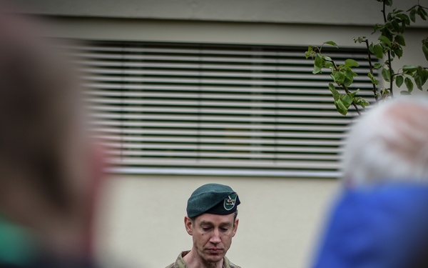 USAG Rheinland-Pfalz commemorates Earth Day, memorializes deceased comrade